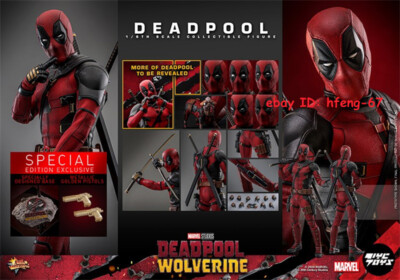 Hot Toys 1/6 MMS746B Deadpool From Deadpool & Wolverine Figure Special Ver. Gift-image