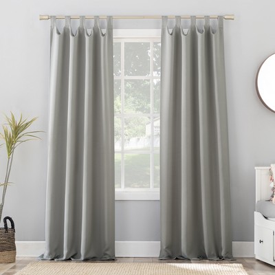 Brant Tab Top Energy Saving Blackout Window Curtain Panel, 40