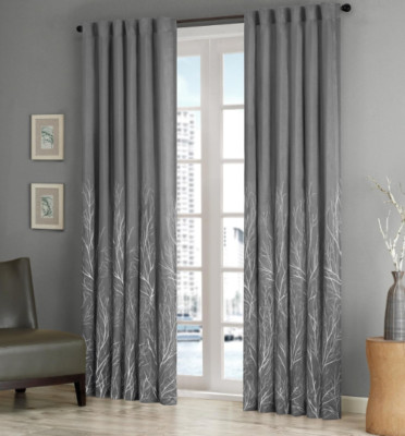 Madison Park MP40-1780 Rod Pocket Andora Window Curtain Panel 50