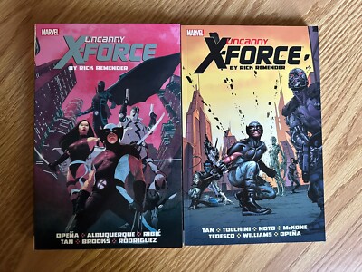 UNCANNY X-FORCE Rick Remender Complete Collection Vol 1 & 2 TPB OOP Set Marvel-image