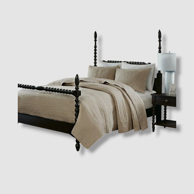 Madison Park Beige 3 Piece Coverlet Sets Size King/Cal King-image