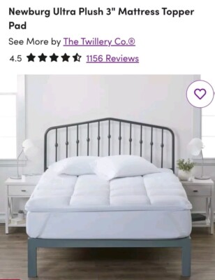 Ultra Plus Mattress Topper &  Down Alternative Mattress Pad Twin Xl -image