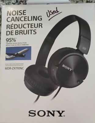 Sony ZX110NC Headband Wired Headphones - Black-image