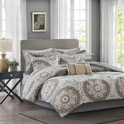 Madison Park Essentials King Complete Comforter and Cotton Sheet Set MPE10-153-image