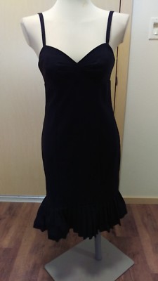 NEW Express Design Studio Bandage Bodycon Wiggle Pleated Dress Salsa Dance 6-image