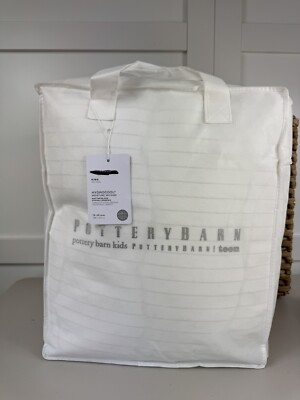 Pottery Barn Mattress Pad KING Hydrocool Moisture Wicking Down Alternative-image
