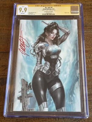 G.I. JOE #1 CGC SS 9.9 NATALI SANDERS SIGNED BARONESS VARIANT GI NOT 9.8 MINT!-image