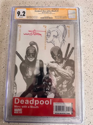 Deadpool: Merc with a Mouth #7 (Marvel Comics March 2010) SIGNED AND SKETCHED -image