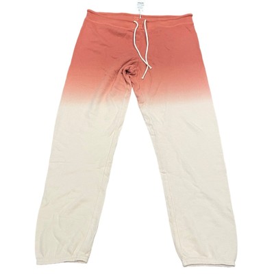 NWT Marine Layer Blake Vintage Terry Jogger Women's Sz L Amber Brown Dip Dye-image