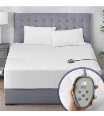MP2 Heated Mattress Pad - Twin Size - By Madison Park - Brand New Sealed-image