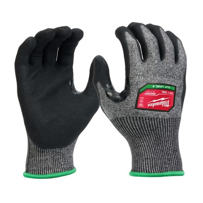Milwaukee 48-73-7004B 12 Pair Cut Level 6 High-Dex Nitrile Dipped Gloves - XXL-image
