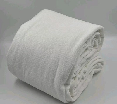 POTTERY BARN Cozy Cloud Duvet Cover -White -  King, Velvet,  Small Snag-image