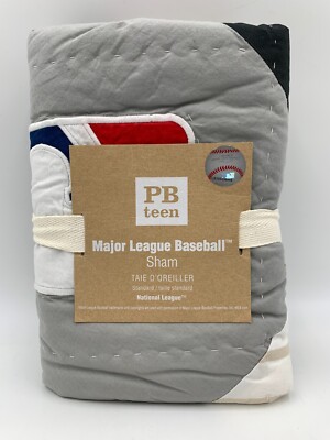 Pottery Barn Teen Major League Baseball Sham Multicolor Standard #H618-image