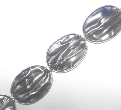 VINTAGE Modernist HAND WROUGHT Blackened SILVER 925 BRACELET Signed ARI-image