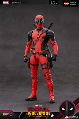 ZD Toys Marvel Deadpool & Wolverine 1/10 6-inch Deadpool Action Figure set-image