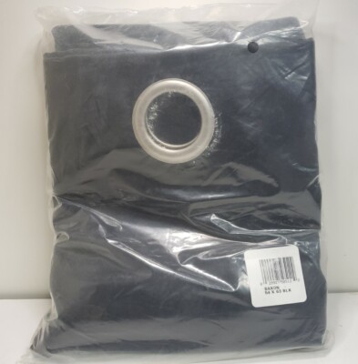 Sun Zero Saxon Blackout Grommet Single Curtain Panel 54