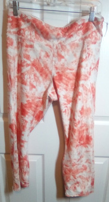 DIP womens orenge leggings media pocket size XL-image