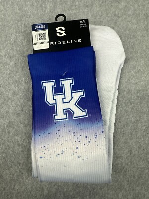 Kentucky Wildcats Strideline Dip Dye Premium Crew Socks M/L M:8-12 W: 9.5-3.5-image