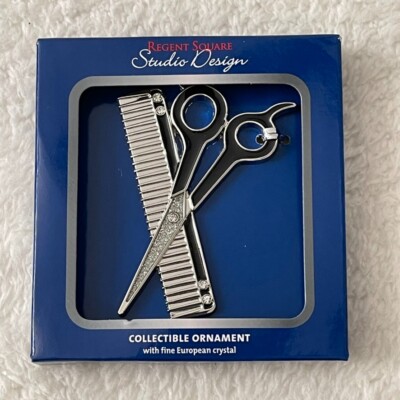 Regent Square Studio Design European Crystal Christmas Ornament Hairstylist-image