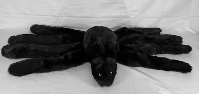 Pottery Barn Halloween Sammy The Spider Shaped Decor Pillow Faux Fur-image