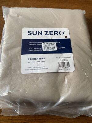 Sun Zero Lichtenberg 40in x 84in Brown Energy Saving Grommet Curtain 2 Panels-image