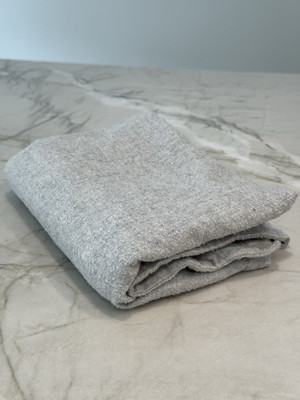 Pottery Barn Euro Organic Cotton Gray Pillow Sham Super SOFT    27