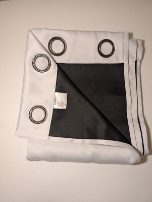 Sun Zero Blackout Curtain Panels White 50