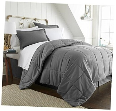 ienjoy Home Bed in a Bag, TwinXL 8 Piece Complete Set - TwinXL Gray-image