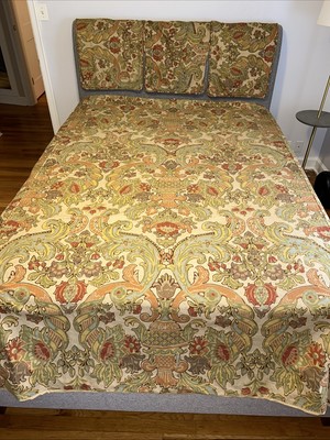 4 Pc, King Sz Pottery Barn Simone Duvet Cover 3 Standard ￼Shams, Linen Cotton-image