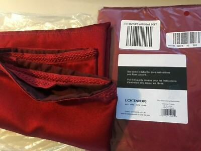 Sun Zero Lichtenberg Gramrcy PT-Brick Rod Pocket Curtain Valance 54