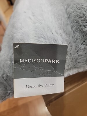 Madison Park Zuri Faux Fur Square Pillow-image