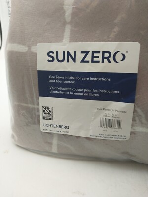 Sun Zero Panel Curtain Sand 40in x 63in-image