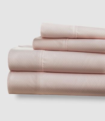 Ienjoy Home Pink Hearts Soft Microfiber Queen Sheet 4-Piece Set-image