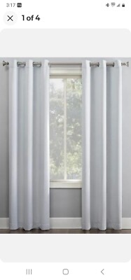 NEW Sun Zero Kenneth Energy Saving Thermal Insulated Grommet Curtain Panel 84