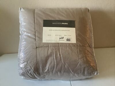 Madison Park Biege Down Alternative Comforter Set Full/Queen-image