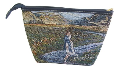 Dip NZ Artist design Tapestry Cosmetic Make Up  Large Bag Purse  -image