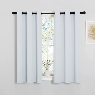 NEW- NICETOWN Room Darkening Curtains (2 Panels) Thermal 34