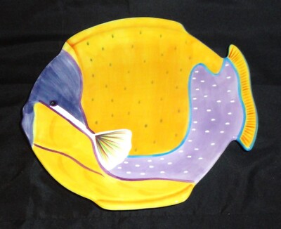 Studio Nova Island Blow Fish Shaped Plate/Platter 10