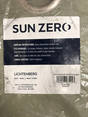 New Sun Zero Grommet Curtain-image