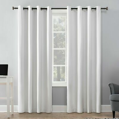 Cyrus Thermal Total Blackout Grommet Top Curtain Panel - Sun Zero - 40 x 63-image
