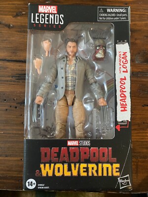 MARVEL LEGENDS Deadpool & Wolverine HEADPOOL & Marvel's LOGAN MIB-image