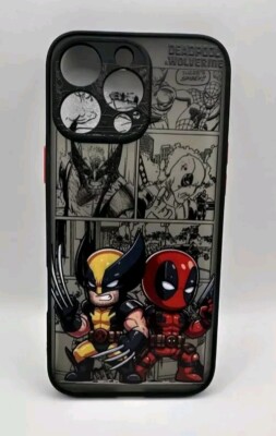 Marvel Comic Deadpool Wolverine iPhone 16 Pro Max  Soft Case Brand New-image