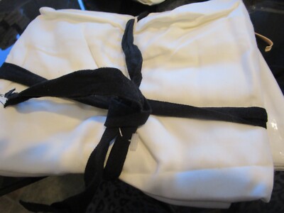 2 Pottery Barn Tencel shams Euro stone white  New wo tags-image