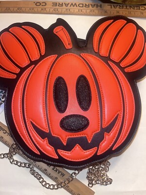 2024 SKINNY DIP MICKEY HALLOWEEN PUMPKIN PURSE crossbody NWT-image