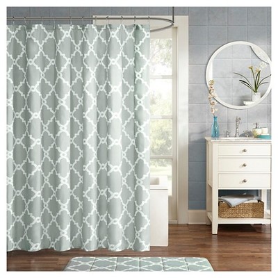 Madison Park Becker Shower Curtain  Gray-image