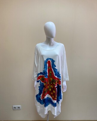 Rundholz Dip Womens Multicolor Oversized Balloon Knee Length Dress Size S-image