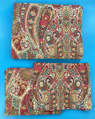 Pottery Barn Cotton QUEEB Duvet w 2 Matching Pillow Shams GOOD CONDITION-image