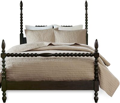 Madison Park Signature Serene Full/Queen 3 Piece Cotton Quilt Coverlet Set-image