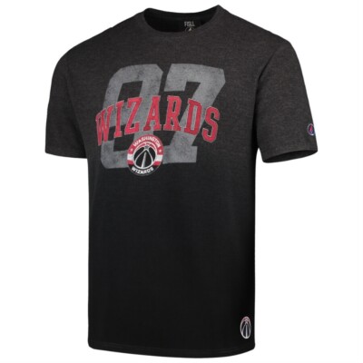 FISLL NBA Basketball Men's Washington Wizards Heathered Dip Dye Team T-Shirt-image