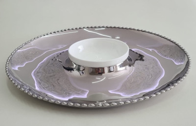 Michael Aram Molten Bone China Chip & Dip 143410-image